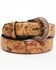Shyanne Women's Estampada Ochre Kimono Floral Print Western Belt, Multi, hi-res