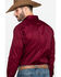 Image #5 - Ariat Men's Burgundy Solid Twill Long Sleeve Western Shirt - Big & Tall, Burgundy, hi-res