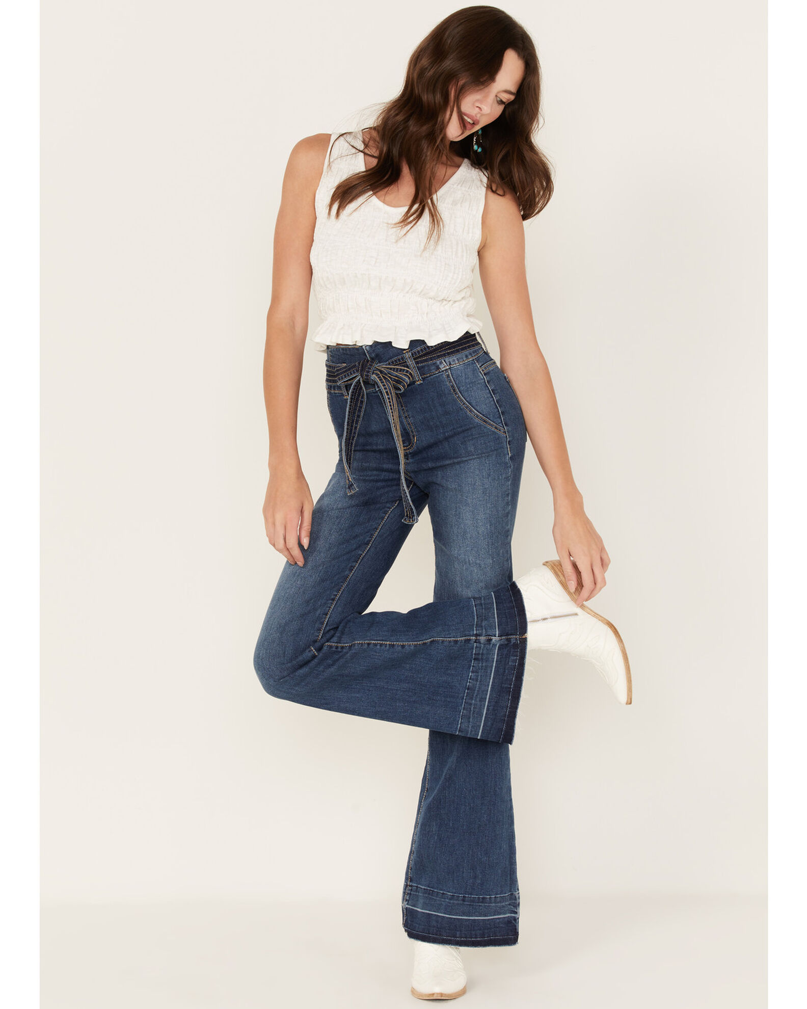 Sneak peek best sale bell bottom jeans