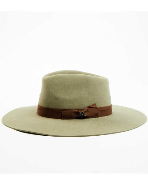 Image #3 - Charlie 1 Horse Women's Highway Wool Western Fashion Hat, Olive, hi-res