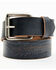 Image #1 - Brothers and Sons Men's Tooled Flying Eagle Belt, Black, hi-res