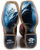 Image #2 - Tin Haul Men's Every Which Way Western Boots - Broad Square Toe, Red, hi-res