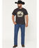 Image #1 - Levi&rsquo;s Men&rsquo;s 537 In Range Med Wash Mid Rise Western Bootcut Denim Jeans, Medium Wash, hi-res