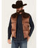 Image #1 - Cody James Men's Retro Snap Vest, Brown, hi-res