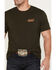 Image #4 - Ariat Men's Armadillo on a Half Shell Short Sleeve Graphic T-Shirt, Dark Green, hi-res