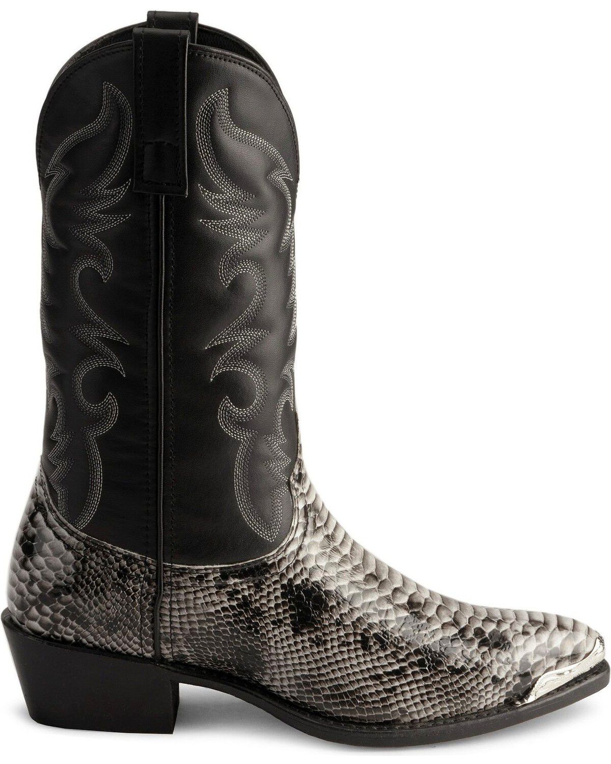 Image #2 - Laredo Men's Monty Snake Print Western Boots - Round Toe, , hi-res