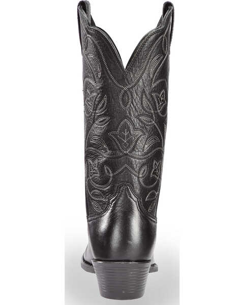 Image #8 - Ariat Women's Heritage Western Boots - Round Toe, Black, hi-res