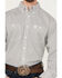 Image #3 - George Strait by Wrangler Men's Geo Print Long Sleeve Button-Down Stretch Western Shirt, Black, hi-res