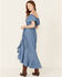 Image #3 - Flying Tomato Women's Off Shoulder Tulip Hem Maxi Dress, , hi-res