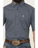 Image #3 - Ariat Men's Clark Geo Print Short Sleeve Button-Down Western Shirt, Navy, hi-res