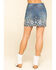 Image #2 - Stetson Women's Denim Southwestern Embroidered Mini Skirt , Blue, hi-res