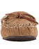 Lamo Footwear Women's Britain Moc II Wide Slippers - Moc Toe, Chestnut, hi-res