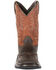 Image #5 - Rocky Boys' Ride FLX Western Boots - Square Toe, Chocolate, hi-res