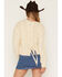 Image #4 - Cleo + Wolf Women's Lace-Up Sweater, Ivory, hi-res