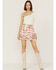 Image #1 - Shyanne Women's Abstract Southwestern Print Skirt, Fuchsia, hi-res