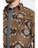 Image #4 - Powder River Outfitters Men's Southwestern Jacquard Shirt Jacket, Brown, hi-res