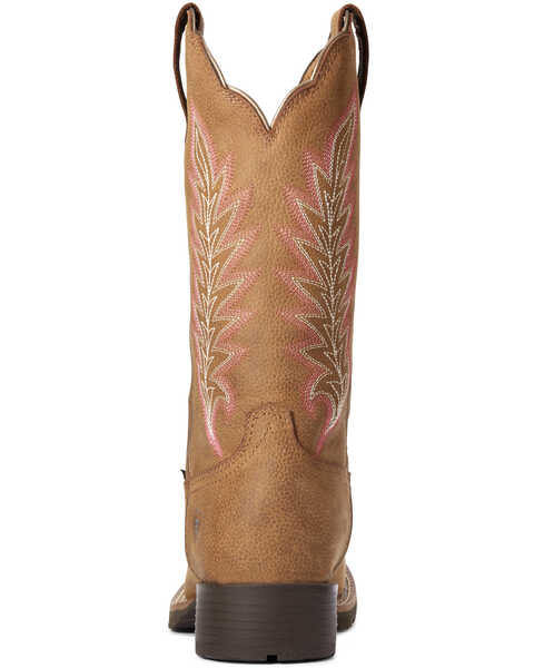 Image #3 - Ariat Women's Hybrid Rancher Waterproof Performance Western Boots - Broad Square Toe, Brown, hi-res