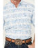 Image #3 - Ariat Men's VentTEK Outbound Striped Leaf Print Short Sleeve Performance Shirt - Tall, Light Blue, hi-res