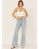 Image #4 - Fornia Women's Seamless Floral Bralette, Ivory, hi-res