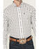 Image #3 - Ariat Men's Remi Wrinkle Free Plaid Print Long Sleeve Button-Down Western Shirt, White, hi-res
