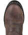 Image #2 - Smoky Mountain Little Girls' Monterey Western Boots - Round Toe, Brown, hi-res
