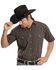 Image #2 - Ely Walker Men's Assorted Plaid or Stripe Short Sleeve Pearl Snap Western Shirt, Stripe, hi-res