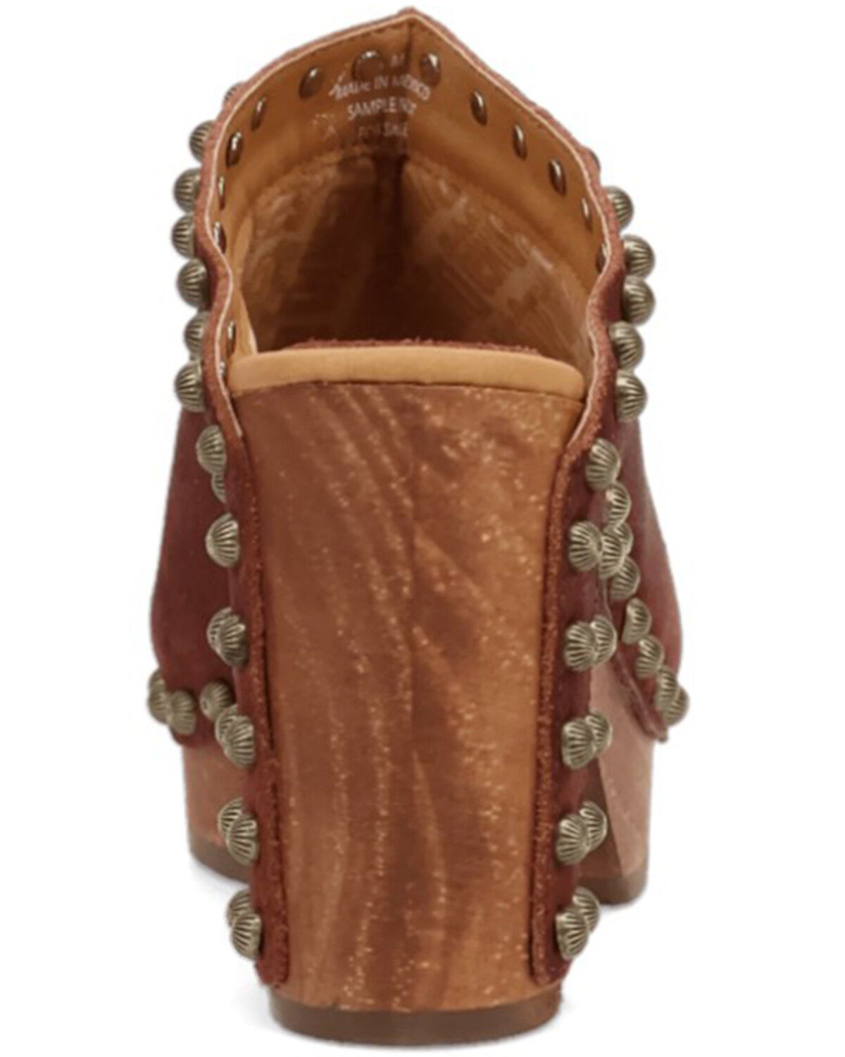 Image #5 - Dingo Women's Echo Wooden Sandals, Wine, hi-res