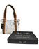 Image #2 - Ranch Junkie Women's Highlands Cowhide Tote Bag, Black/white, hi-res