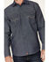 Image #3 - Cody James Men's FR Denim Long Sleeve Work Shirt, Indigo, hi-res