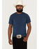 Image #1 - HOOey Men's Bamboo San Jose Fabric Solid Pocket T-Shirt , Navy, hi-res