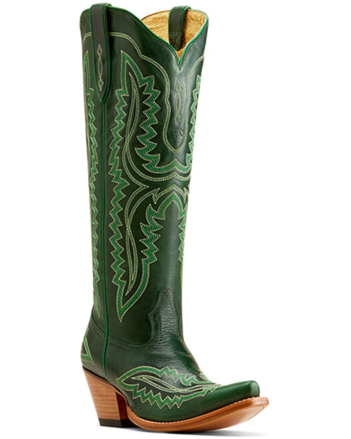 Image #1 - Ariat Women's Casanova Tall Western Boots - Snip Toe, Green, hi-res