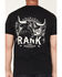 Image #4 - RANK 45&reg; Men's Badge of Honor Short Sleeve Graphic T-Shirt, Black, hi-res
