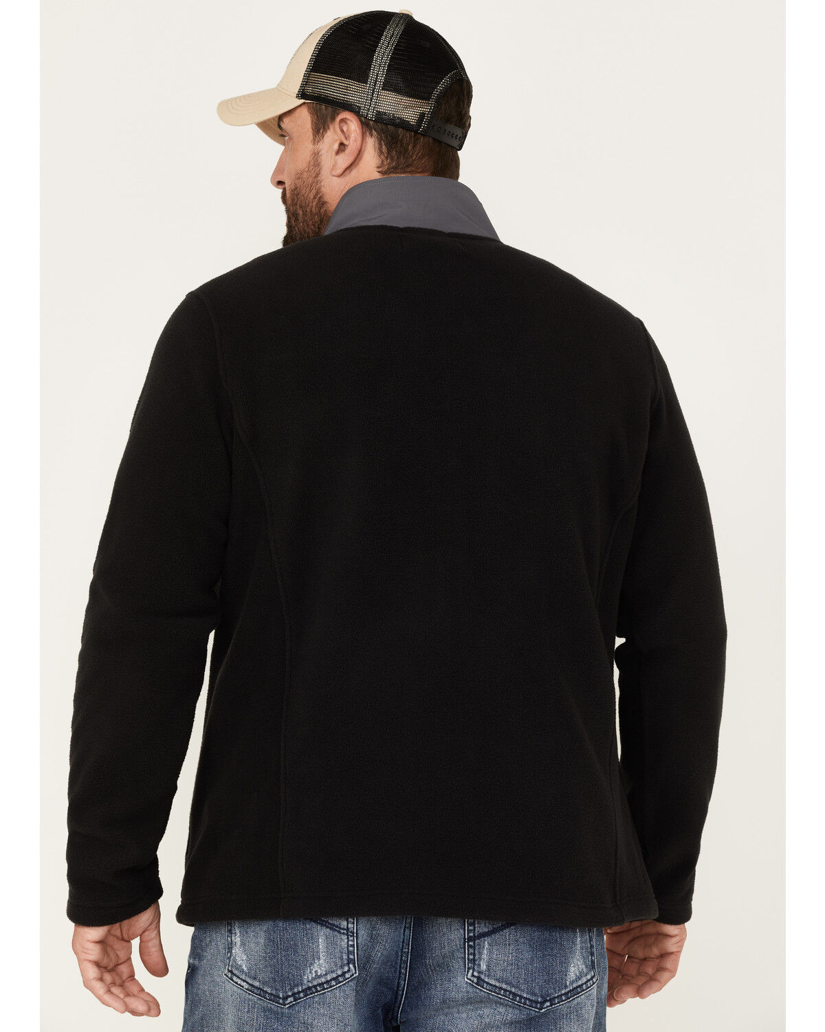 Image #4 - Brothers and Sons Men's Polar Fleece Zip Jacket, Black, hi-res