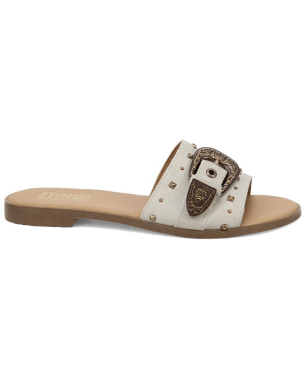 Image #2 - Dingo Women's Lariat Sandals, White, hi-res
