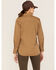 Image #4 - Ariat Women's Rebar Washed Twill Long Sleeve Button Down Work Shirt, Beige/khaki, hi-res