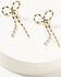 Image #1 - Shyanne Women's Bow Earrings, Gold, hi-res
