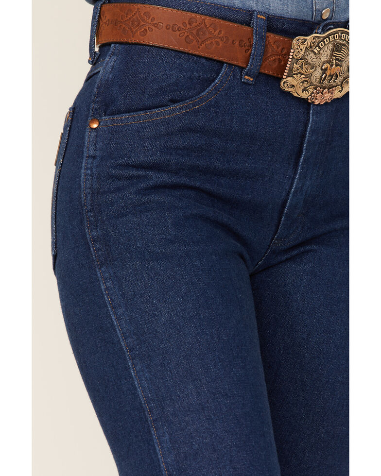 Wrangler Women's Prewashed Cowboy Cut Slim Fit Jeans, Indigo, hi-res