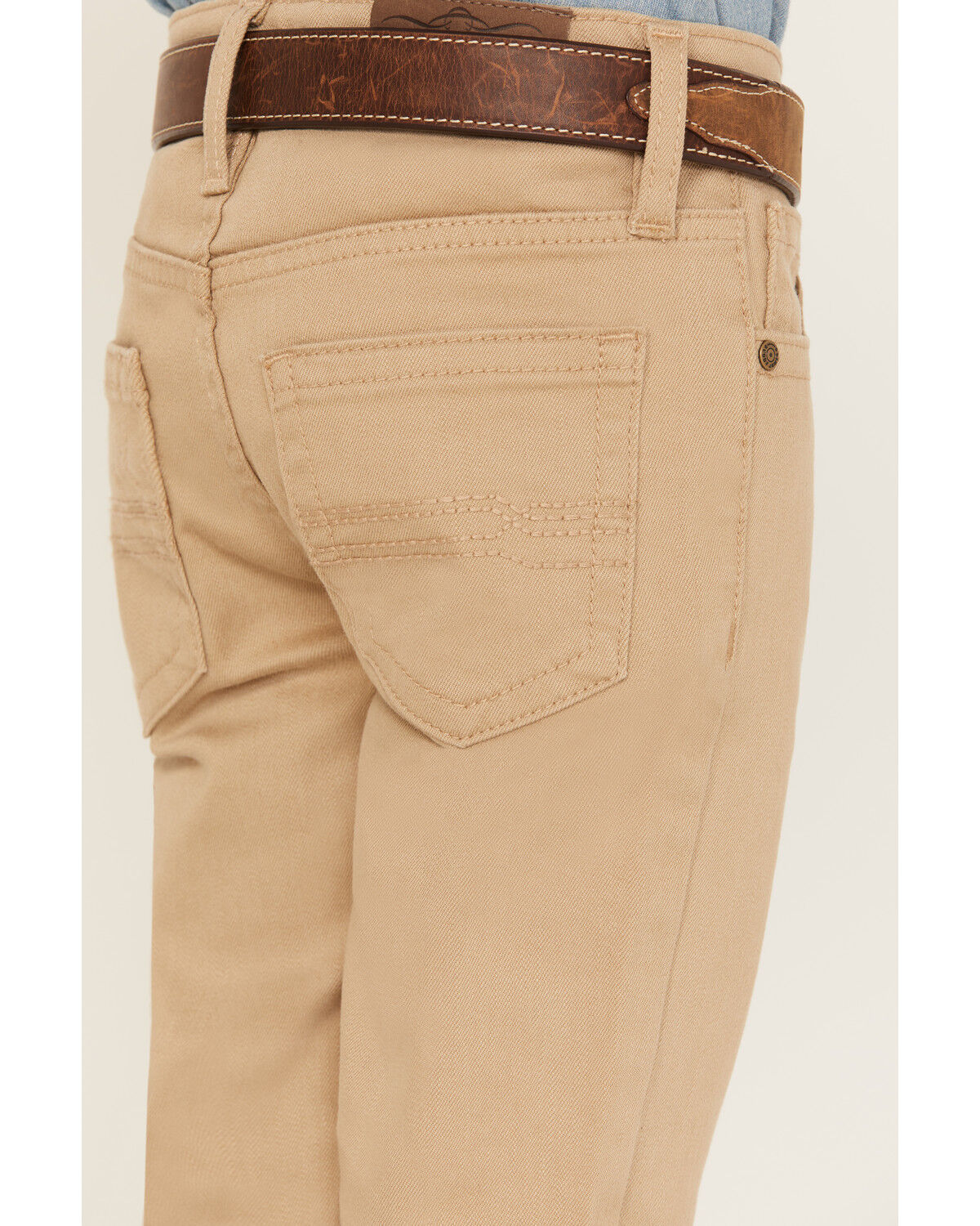 Image #4 - Cody James Little Boys' Dalton Slim Straight Jeans, Tan, hi-res