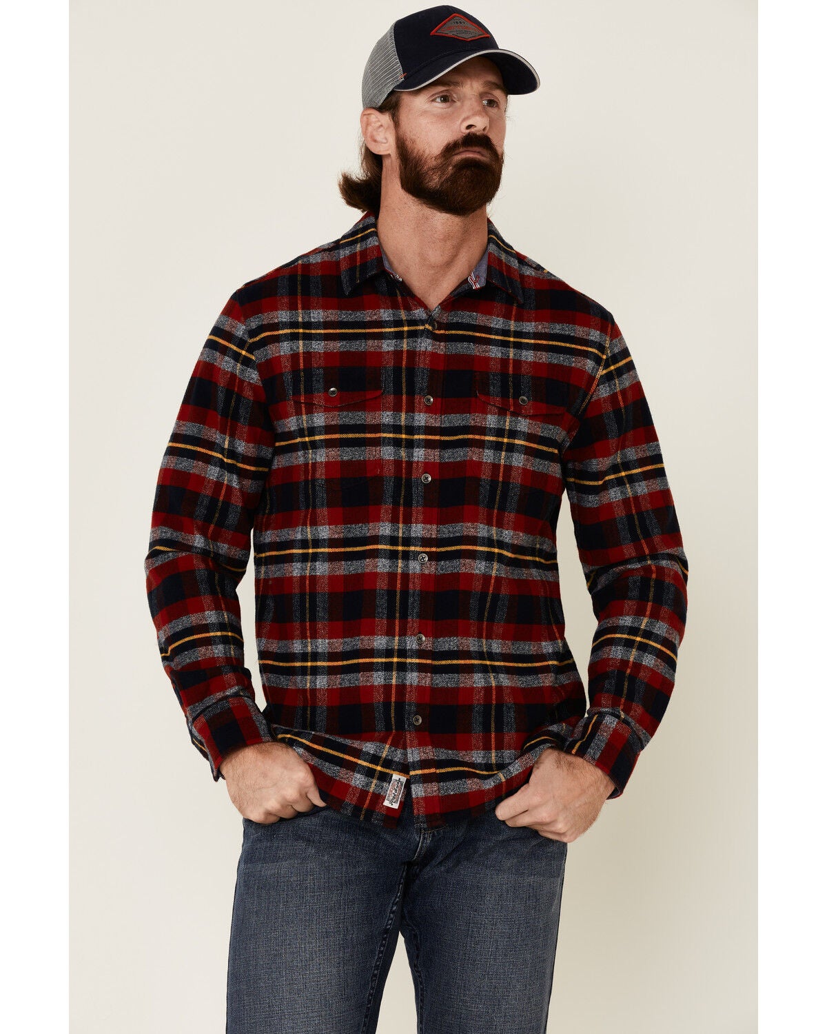 Flag \u0026 Anthem Men's Ames Stretch Plaid 