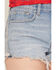 Image #2 - 7 For All Mankind Women's June Light Wash Denim Shorts, Light Wash, hi-res