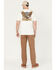 Image #3 - Thorogood Men's Canvas DWR Relaxed Straight Stretch Work Pants, Khaki, hi-res