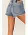 Image #4 - Ariat Women's Serenity Embroidered Front 3" Shorts, Blue, hi-res