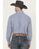 Image #4 - Wrangler Men's Geo Print Long Sleeve Button-Down Stretch Western Shirt, Blue, hi-res