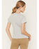 Image #4 - Troll Co Women's Rose Short Sleeve Graphic Tee, Heather Grey, hi-res