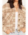 Image #3 - 26 International Women's Plaid Print Jacket, Tan, hi-res