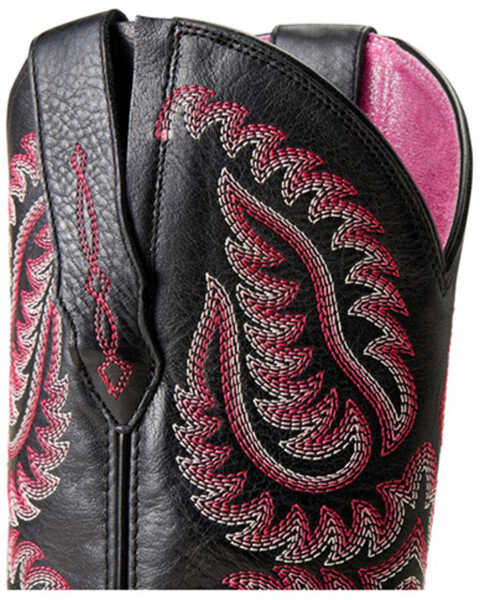 Image #6 - Ariat Women's Cattle Caite StretchFit Performance Western Boots - Broad Square Toe , Black, hi-res