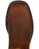 Rocky Men's Original Ride Western Work Boots - Square Toe, Dark Brown, hi-res