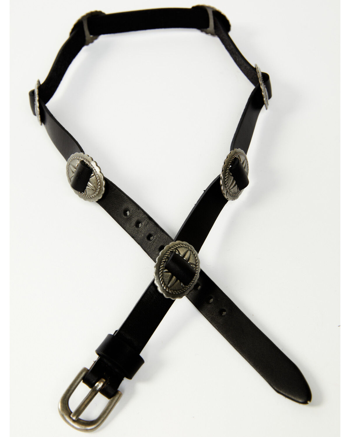 Image #2 - Shyanne Women's Concho Hat Band, Black, hi-res