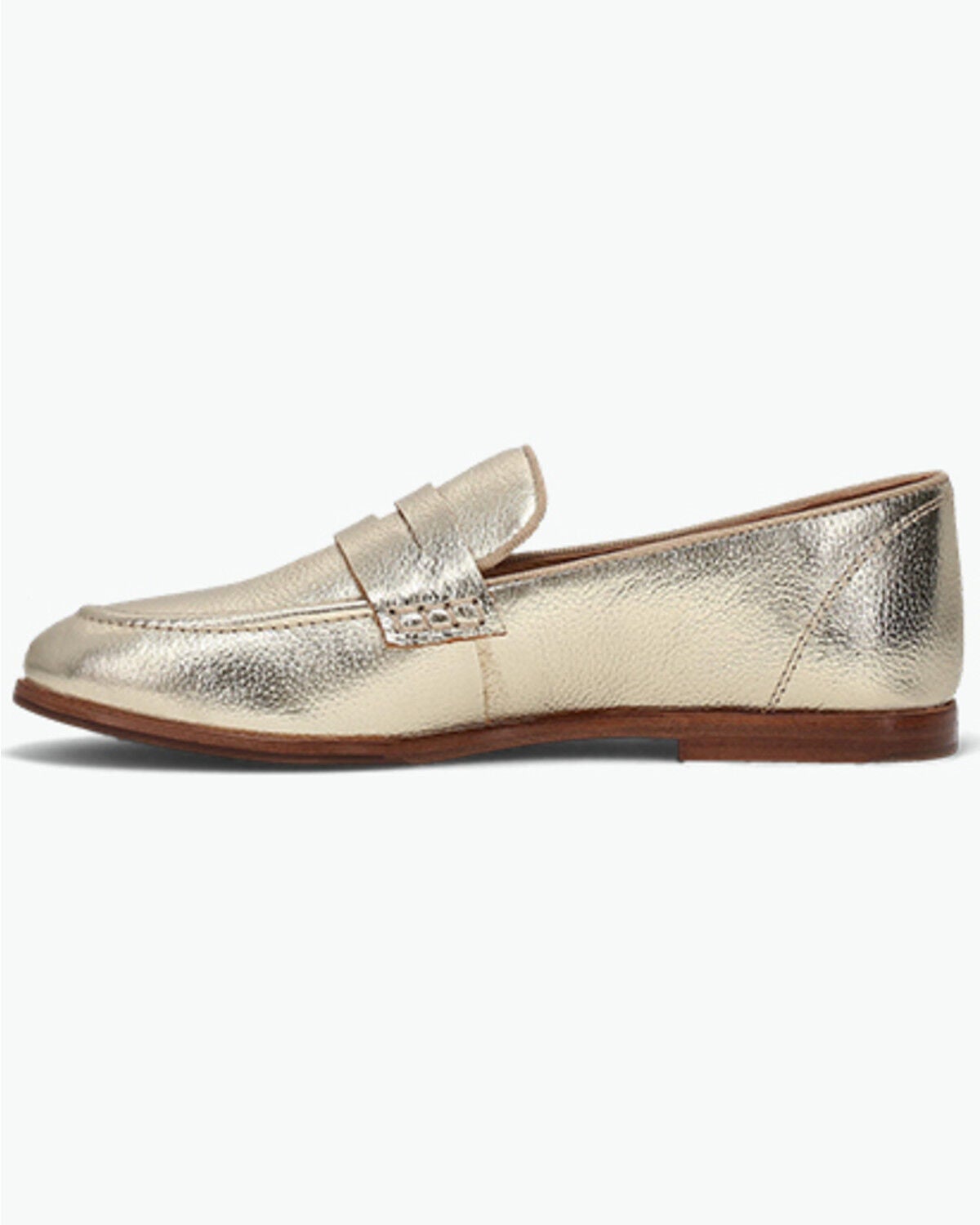 Image #3 - Frye Women's Faith Loafers, Gold, hi-res