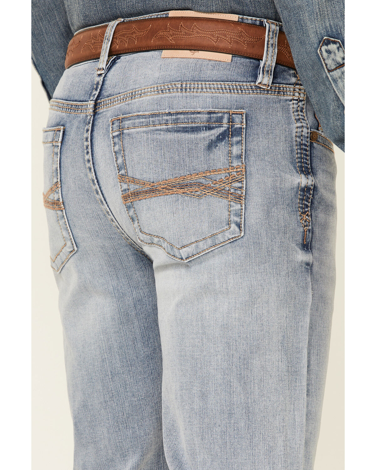 Image #3 - Cody James Core Men's Ringo Light Wash Performance Stretch Stackable Straight Jeans, , hi-res